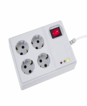 چندراهی برق و محافظ ولتاژ پارت الکتریک مدل PE-4S3M